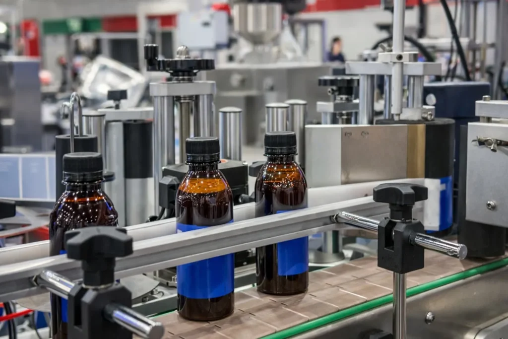 Bottle labeling machines for shrink sleeve, BOPP, and sticker labels