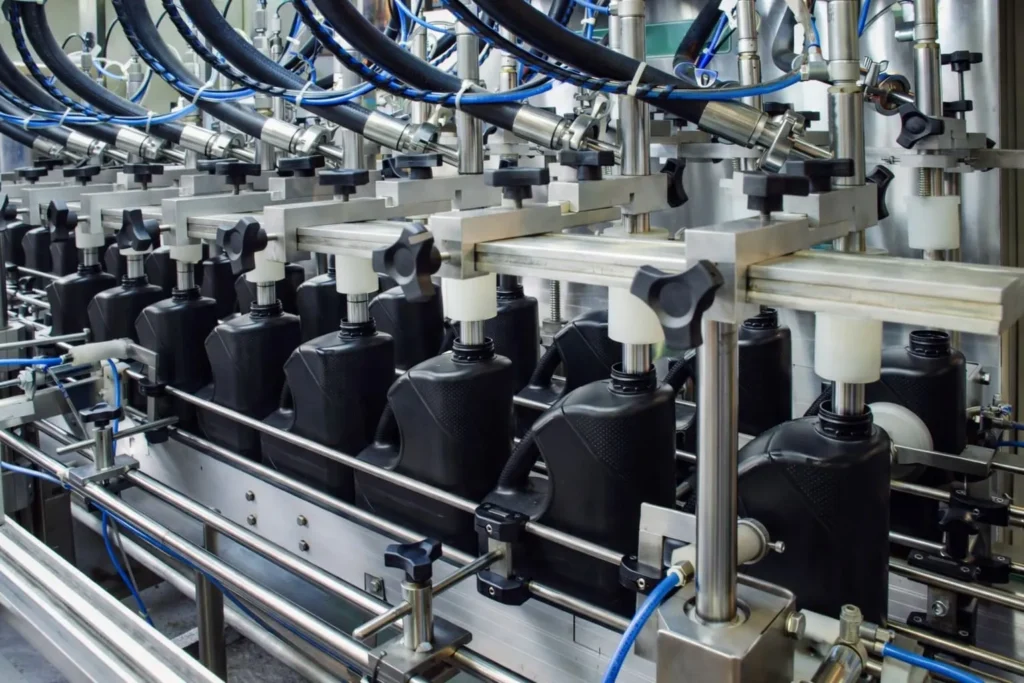 Daily chemical and liquid fertilizer filling line for detergent, shampoo, and industrial liquids
