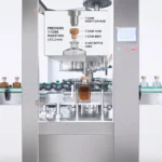 FDS Series T-cork bottling application for glass bottle corking
