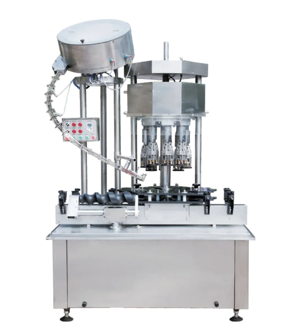 ROPP capping machine for glass bottle beverage lines