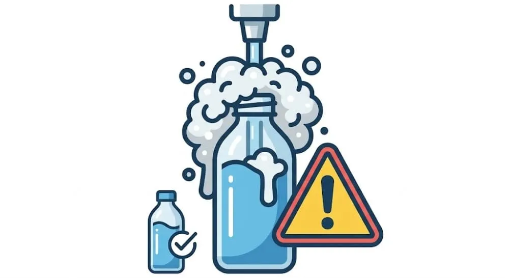 Foaming liquid filling challenge icon