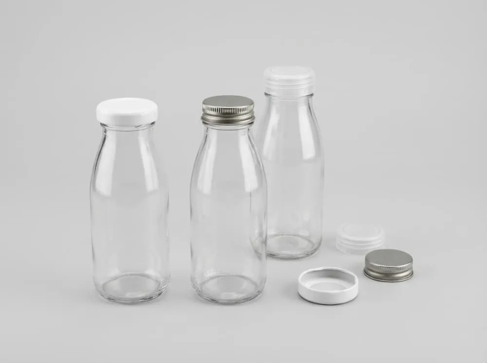 Food industry bottle screw cap application