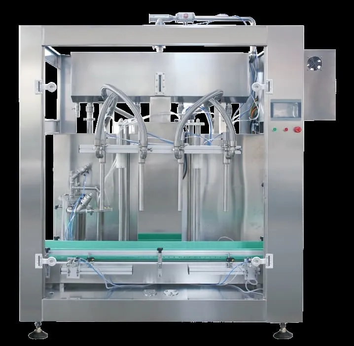 GZB-4 linear metering pump filling machine for foaming, viscous and particle-containing liquids