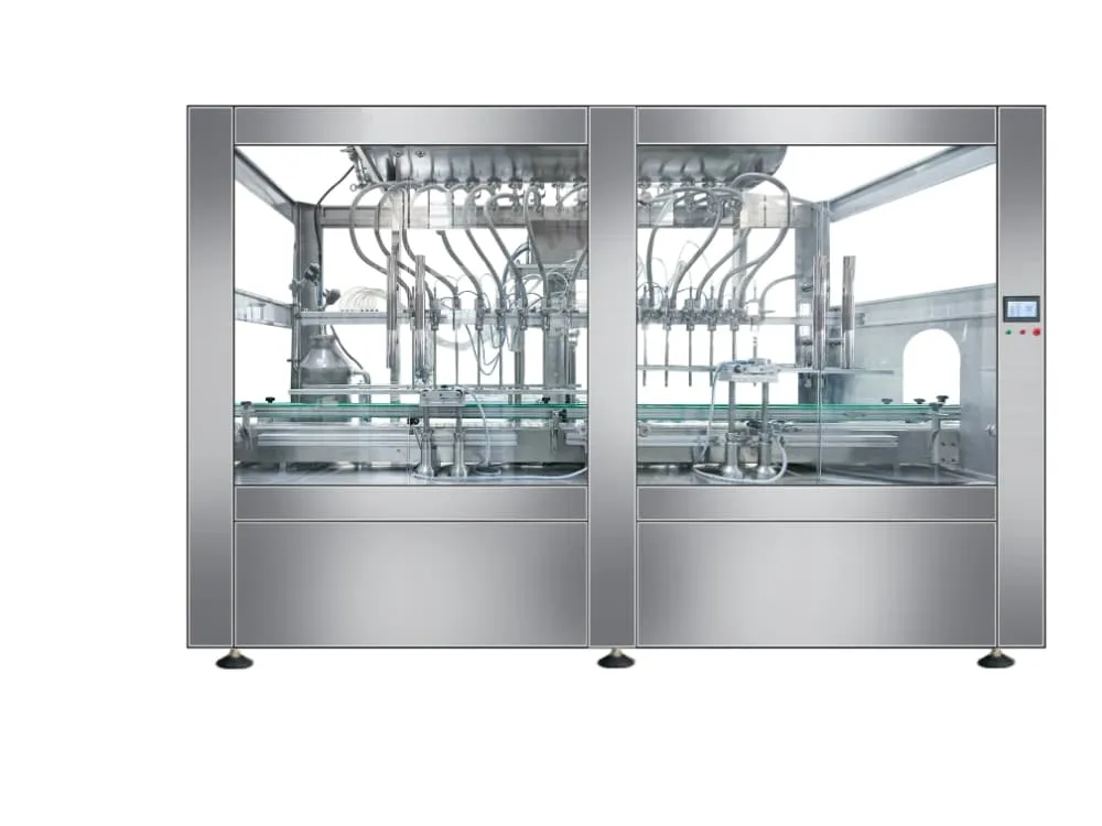 GZZ-16 linear gravity filling machine with flexible filling range for low-viscosity liquids