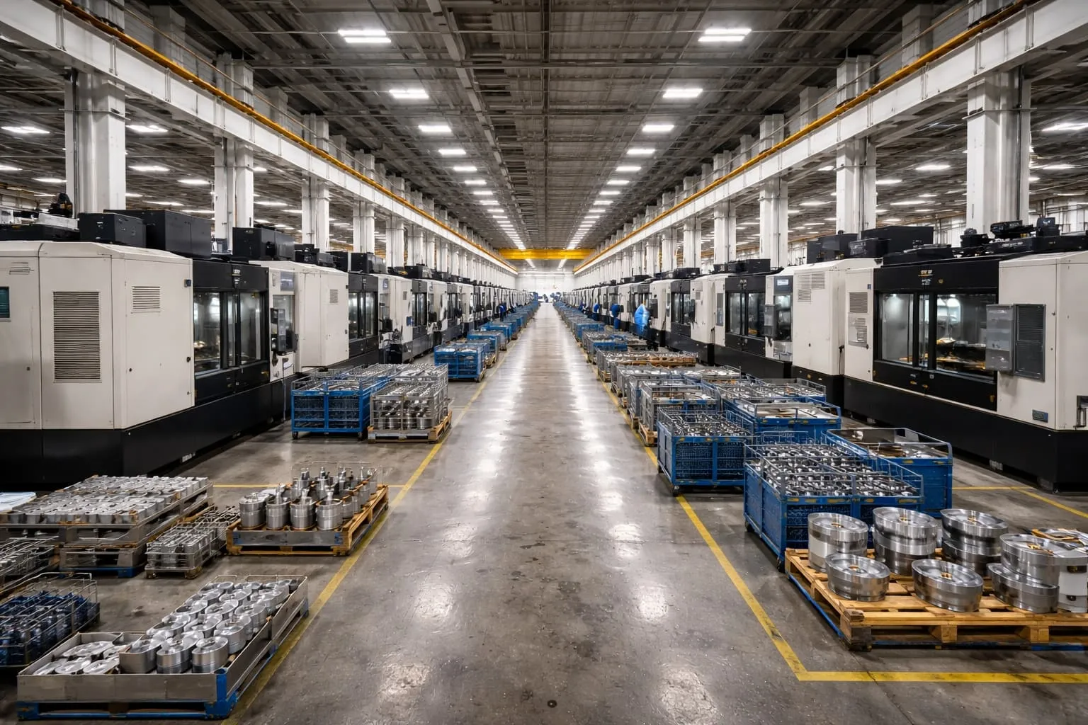 In-house CNC Machining Center filling valve processing