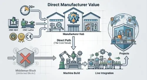 CNC machining center manufacturing filling valves