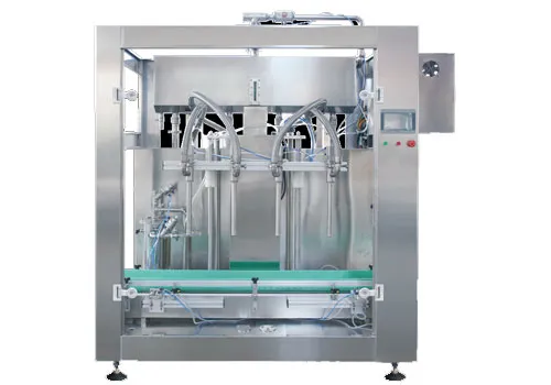 Linear metering pump filling machine for syrup oil and liquid fertilizer