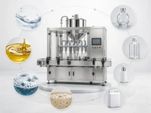 Liquid filling machine selection guide for different products bottle types and production needs