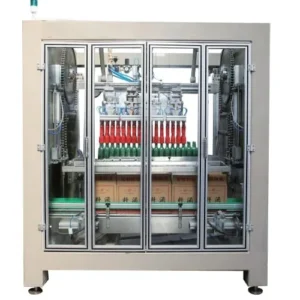 QZX automatic cartoning machine for side-load case packing of glass bottles PET bottles and cans