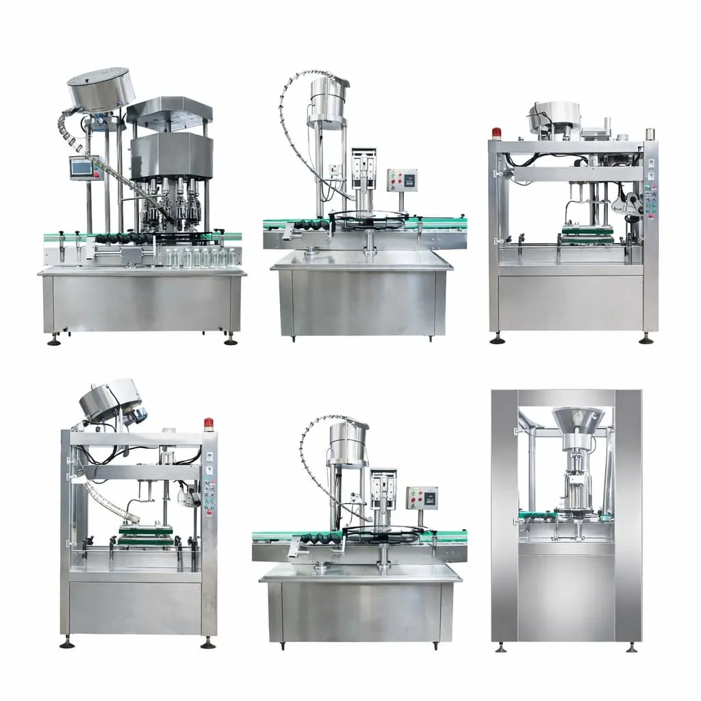 Rotary and linear bottle capping systems for plastic, aluminum, and crown caps