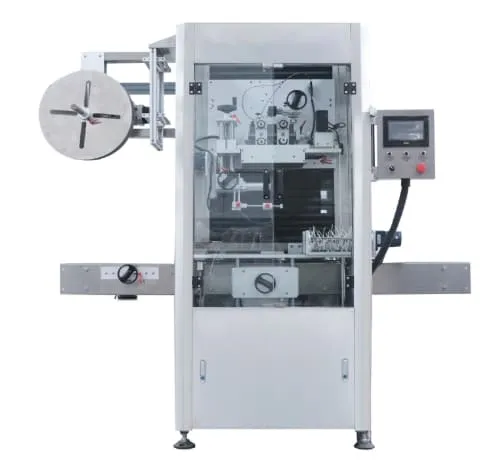 TB-1 automatic sleeve labeling machine for round square flat and curved bottles