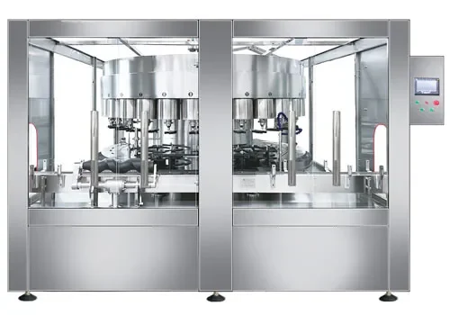Electronic quantitative liquid filling machine for precise bottle filling