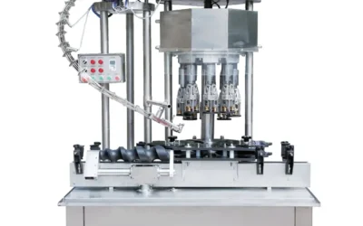 FW Series ROPP capping machines for pilfer-proof aluminum caps on glass bottle lines-8 heads