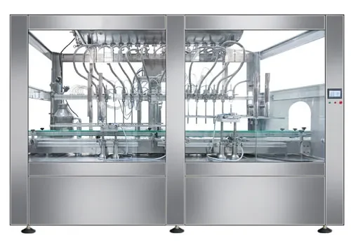 Gravity and equal-level liquid filling machines for free-flowing liquids