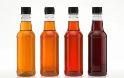 Syrup and enzyme liquid products for viscous bottle filling applications