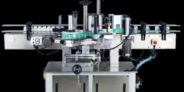 TD-1 positioning sticker labeling machine for round bottle wrap-around labeling